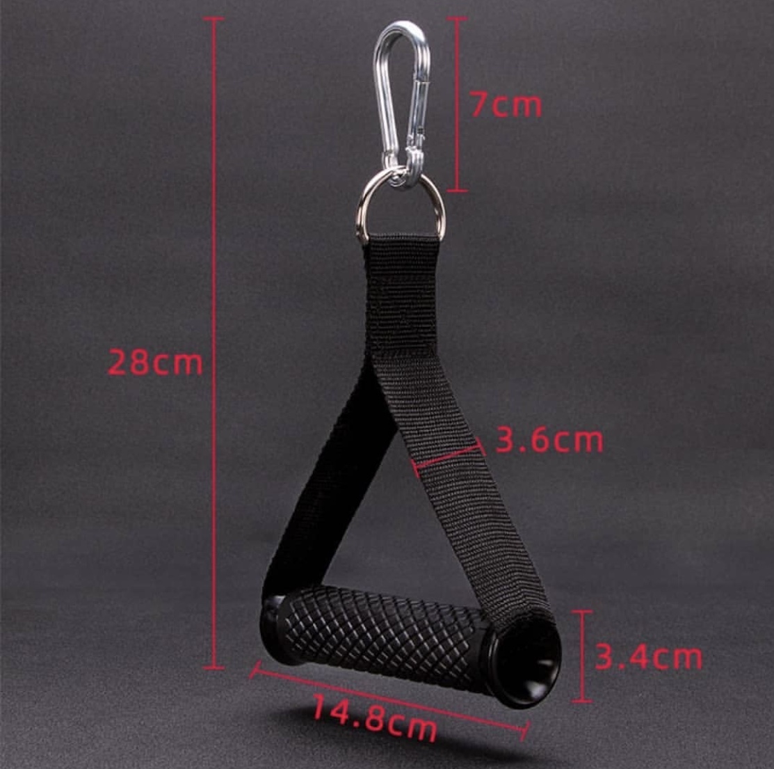 Black handle rubber